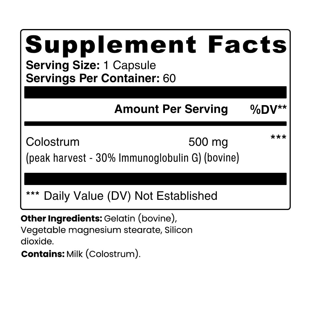 Colostrum Capsules (Original/Weight Loss)