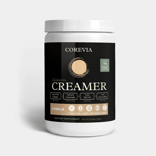 Vitality Creamer | Skin, Hair & Joint Support + Clean Energy | Grass-Fed Collagen + MCT