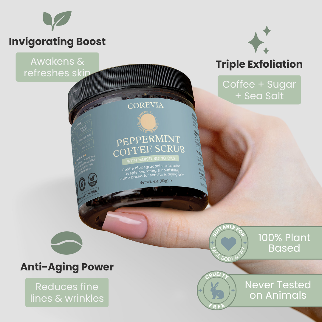 Peppermint Coffee Scrub
