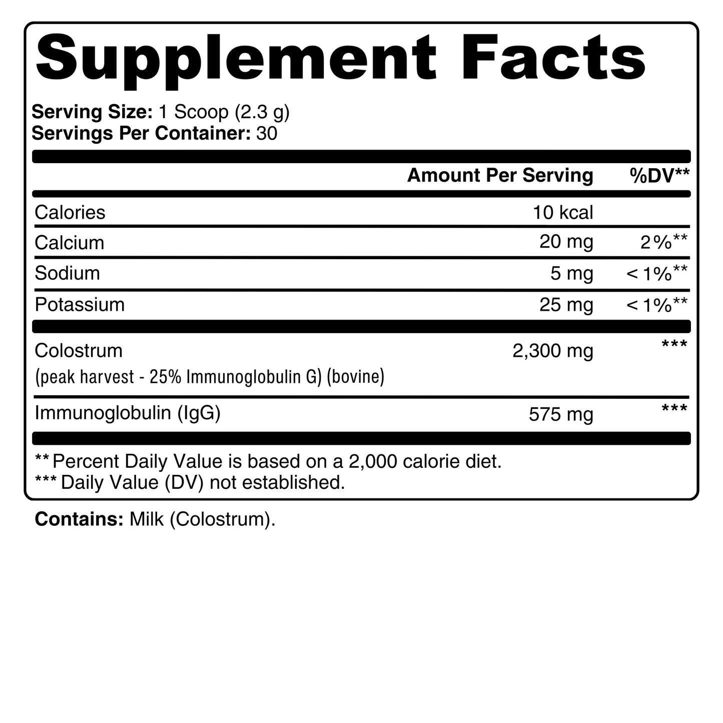 Corevia Colostrum Powder