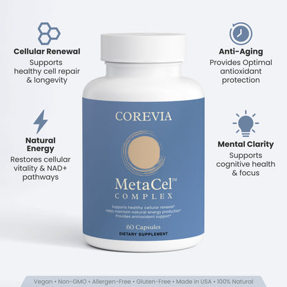 MetaCel™ Complex | Cellular Longevity & Natural Energy Without Stimulants | NAD+
