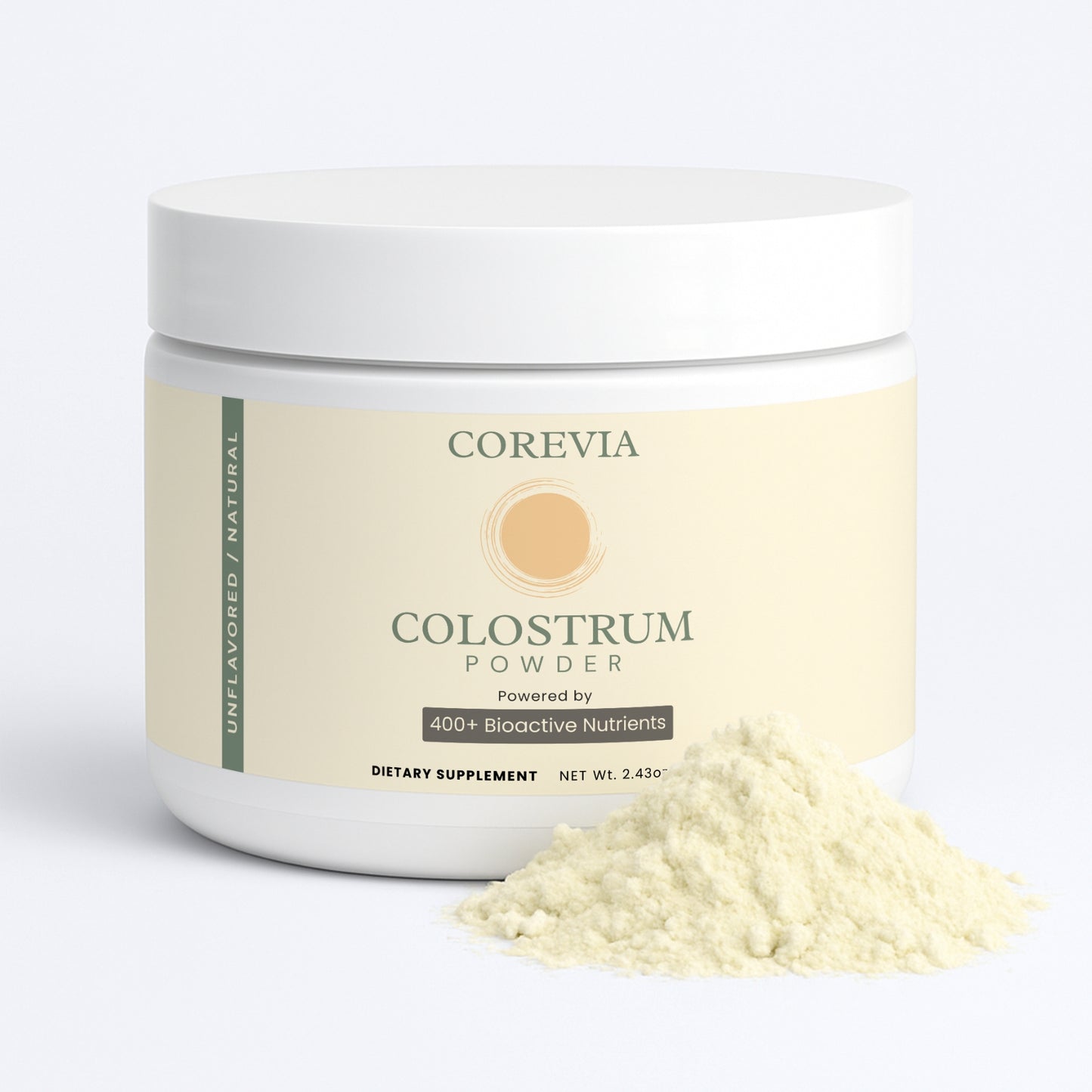 Colostrum Powder | Gut Health & Metabolism Support for Natural Weight Management | 400+ Bioactives